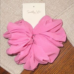 Sincerely Jules Pink Hair Scrunchie